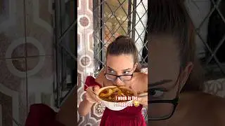 My Brazilian friend trying Filipino food 🤩