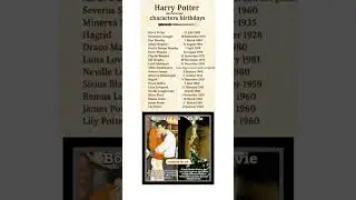 Did You Know These Harry Potter Characters&rsquo; Birthdays? 🎂⚡ | Book vs Movie Magic #harrypotter #memes