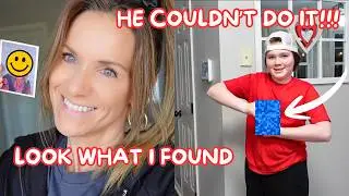 HE COULND'T DO IT!!! | LOOK WHAT I FOUND | Family 5 Vlogs