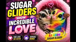These Sugar Gliders show incredible Love