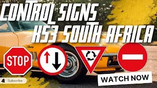Regulatory Signs | Control Signs