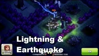 Th9 dragon atk with 4 lightning and 2 earthquake spell
