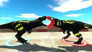 BETMAN & SPIDER BATMAN TREX VS ALL UNITS - Who Will Win?  - ARBS - Animal Revolt Battle Simulator