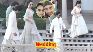 Shraddha Kapoor and Ranbir Kapoor at Luv ranjan Wedding in Agra