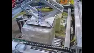 MAILLIS SYSTEMS HIGH SPEED MANCON 1710 AUTOMATIC PALLET WRAPPER + TOP SHEET APPLICATOR SH