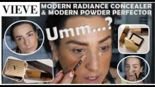 NEW VIEVE CONCEALER & POWDER | MODERN RADIANCE | POWDER PERFECTOR | OVER 40 ALL DAY WEAR TEST