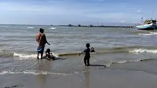 Di pantai Branta pesisir 2 februari 2026.