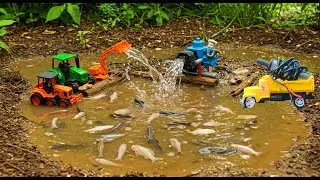 The Creative Tractor & Water Pump Fishing &ndash; Fun & Genius Hack!