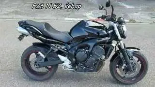 FZ6 N S2 2010 silencieux GPR ghost carbone