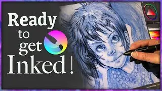 How To Ink a Manga using Krita.