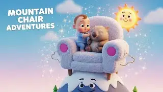 Baby Wombat Mountain Chair 🐨⛰️🪑 | Kids Fantasy Song | Learn Colors in a Cozy Mountain Scene