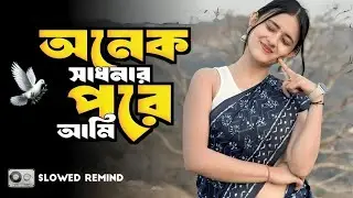 Onek Shadonar Pore Ami ( অনেক সাধনার পরে আমি ) Bengali Lo-Fi | Slowed Remind | Akash Mardy