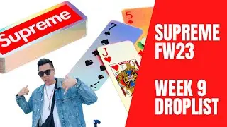 🤡 Supreme poker no one is stopping me...Supreme FW23 Week 9 Full Droplist