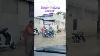Heavy Rain in Udaipur #shorts #monsoon #udaipur