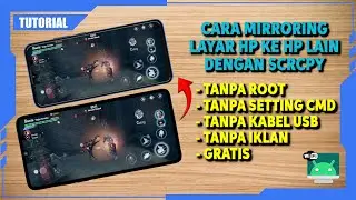 MIRRORING PHONE SCREEN TO ANOTHER PHONE WITHOUT USB CABLE, ALL ANDROID PHONE NO ROOT | SCRCPY 2025