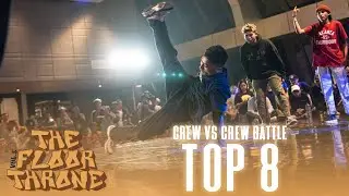 Hustler Movement vs B.E Tim | Crew vs Crew Top 8 | The Floor Throne Vol. 5 Indonesia | RPProds