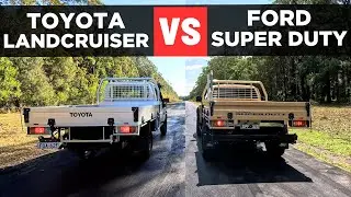 Drag Race: 2026 Ford Ranger Super Duty vs Toyota LandCruiser 70 Series &ndash; 0-100 & comparison