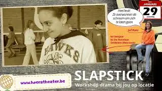 Theaterworkshop Slapstick: muzische workshop op zijn leukst op locatie in jouw school