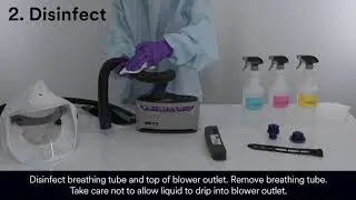 Cleaning and Disinfecting the 3M  Versaflo  TR 600 PAPR
