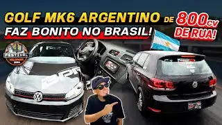 Golf MK6 Argentino de 800cv de rua faz bonito no Brasil!