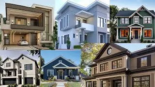 Модные краски для фасадов домов 2025 года || Цветовые решения для рождественских домов || Увлечен...