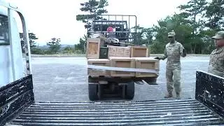 Soldiers with 10th RSG prepare ammunition for training