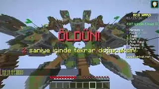 Minecraft Bedwars oynuyorum