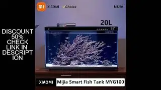 Xiaomi Mijia Smart Fish Tank MYG100 Work With Mijia APP Mobile Controlled Remote Feeding Smart Light