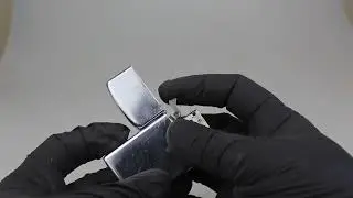 Second Zippo Slim High Polish Chrome,1963