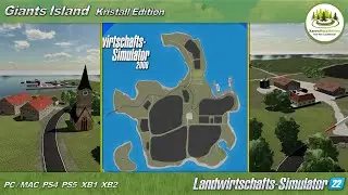 LS22 - Karte - Giants Island Kristall Edition