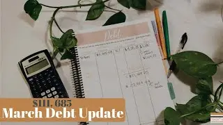 $111,685 March Debt Update | Debt Payoff Plan | Debt Free Journey