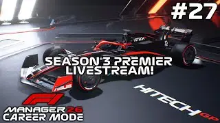 Season 3 Is Finally Here as We Lead Hitech GP F1 Team ON The Grid Yet Again! | F1M24 Career Mode