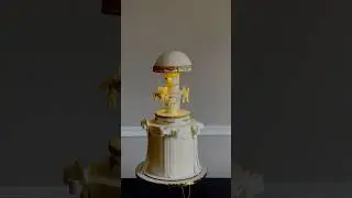 How to make a carousel cake #cake #cakedecoration #cakeseries #cakeideas #cakeart #cakeshorts
