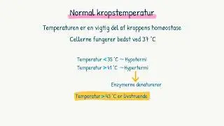 Temperaturregulering: Introduktion til temperaturreguleringen