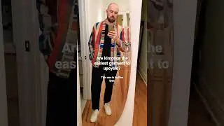 A repurposed Moroccan blanket becomes a kimono