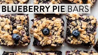 Blueberry Pie Bars | Sally's Baking