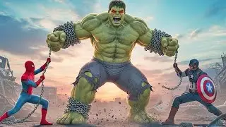 Hulk vs Spider-Man & Captain America 💥 | Brutal Fight Turns Emotional | Full Action Movie
