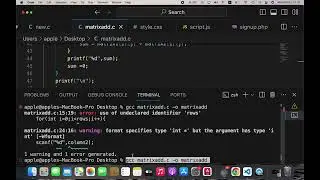 write a program that add two matrix