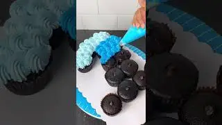 Shark daw ang hilig ni celebrant 😳🦈 | Into The Deep Pull Apart Number Cupcakes