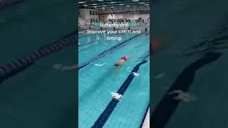 drill of the week: underwater butterfly pull - good way to improve your catch & timing #shortsvideo