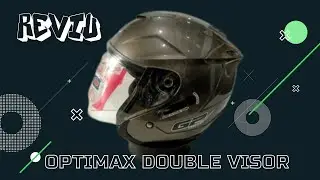REVIU HELM G2 OPTIMAX DOUBLE VISOR - HELM BAGUS, MURAH, TAPI....