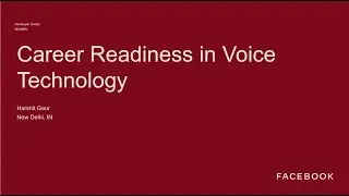 Career Readiness in Voice User Interface | MetaDevC Mumbai Session