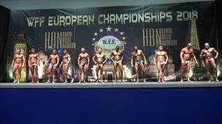Comparisons - Men Performance - WFF European Championship 2018