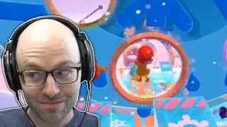 Two equally good Fall Guys players farming wins (Fall Guys)