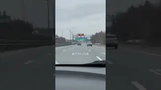 Москва. Шоссе Новая Рига. Январь 2023. Россия. Russian. Moscow. The roads. January 2023