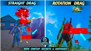 Top One Tap Headshot Secrets & Mistakes | Straight Drag Vs Rotation Drag | One Tap Tips And Tricks