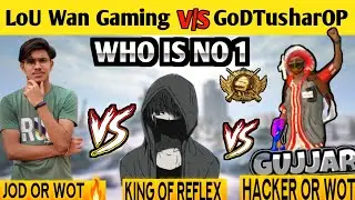 GoDTushar OP vs Lou Wan Gaming vs Gujjar X Intense Fight 😈||ToP 3 Fastest Player In Pubg Mobile Lite