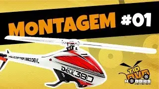 Helicoptero de controle remoto ALZRC DEVIL 380 FAST - Aprenda a Montar um helicoptero! Montagem #01