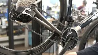 Custom Moots Bicycle Build #bikebuild #moots #bikemechanic