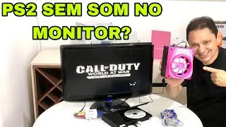 PS2 SEM SOM NO MONITOR? RESOLVA AGORA!